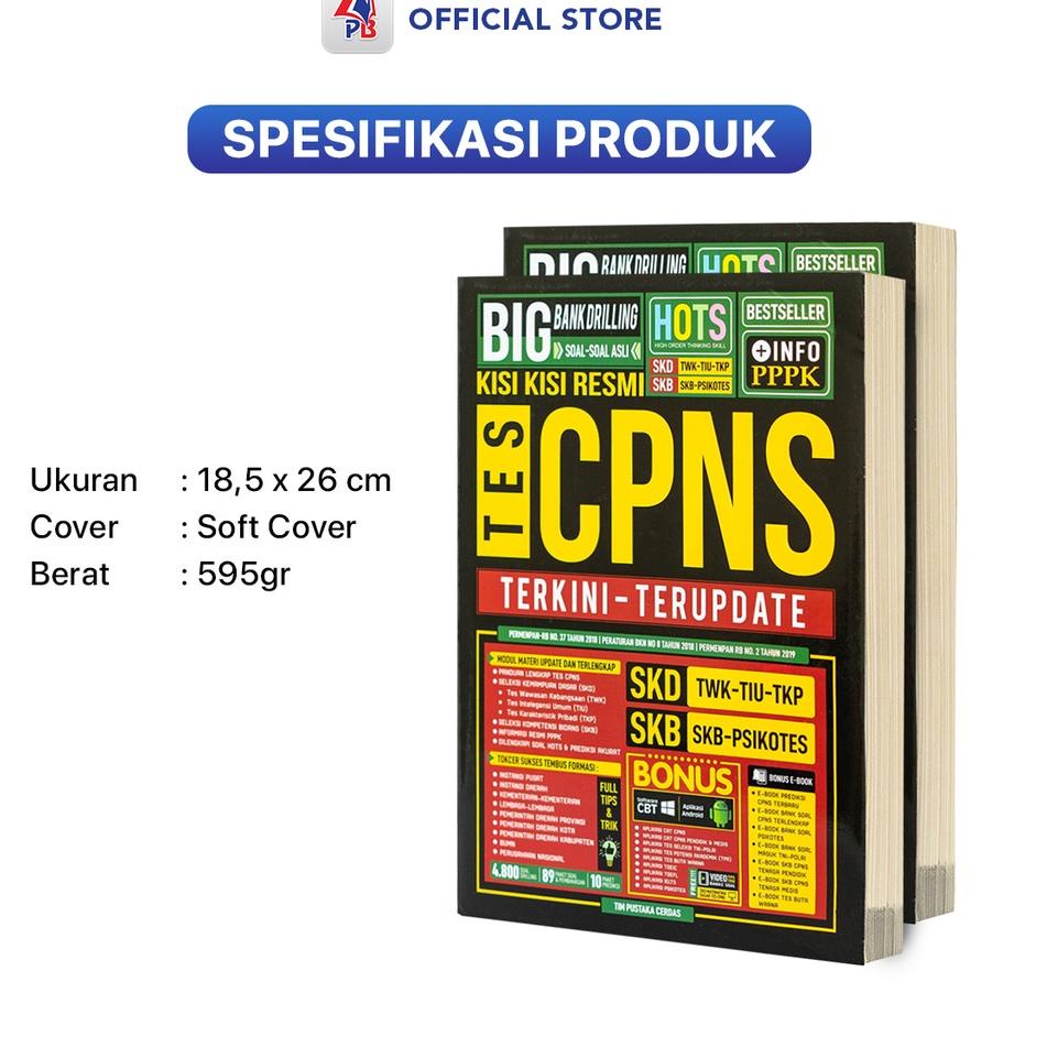 Buku cpns dan pppk 2022 2023Untuk Umum/perawat/bidan : Big Drilling Kisi Kisi Resmi HOTS Terkini Ter