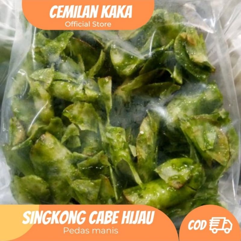 

Keripik singkong cabai hijau