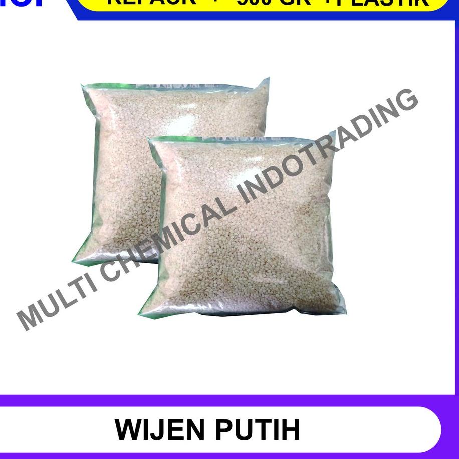

Berkualitas--WHITE SESAME SEEDS REPACK 500 GR / BIJI WIJEN PUTIH