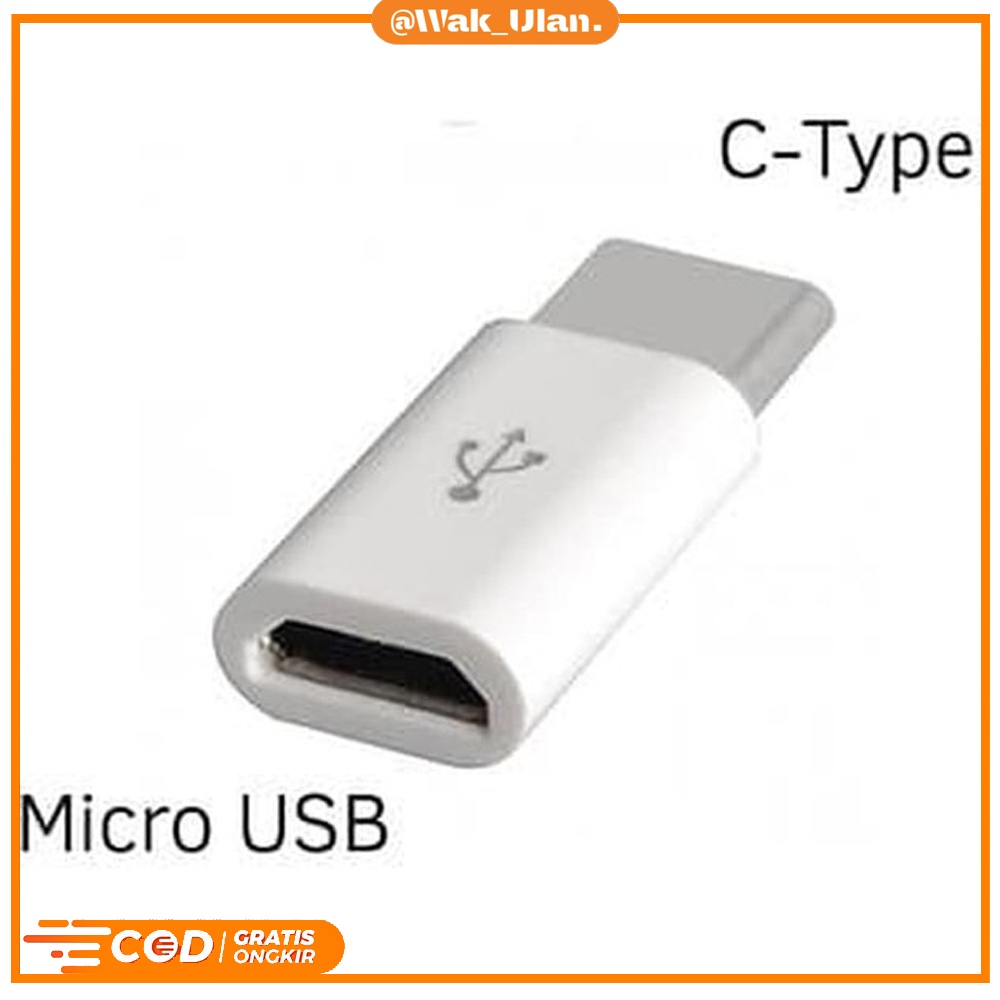 Connector conector Converter konverter Micro USB To Type C Konektor Mikro USB Ke Tipe C