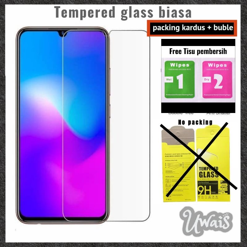 TG Tempered glass biasa 0,3 mm Oppo A1k A3s A5s A12 A11k F9 A7 A37 neo 9 A15 A15s A16 A52 A53 AA33 A32 A54 A31 A5 A9 2020 neo 3 5 7 A39 A57 A59 F1s F3 F5 F1+ F11 F11pro A57 A38 A17 A18 reno 4 4f 5 5f 6