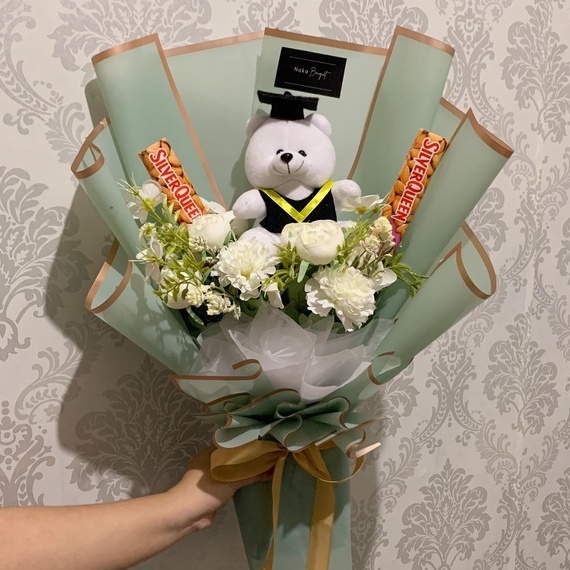 

BUNGA BUCKET/BOUQUET BUNGA WISUDA MURAH