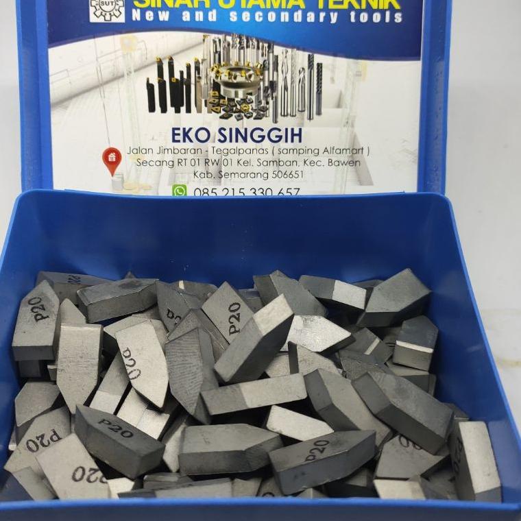 ㅝ Mata Widia C120 P20 satu tingkat lebih bagus dari YG6 Betel bubut pahat bubut mata bor sumur Trico