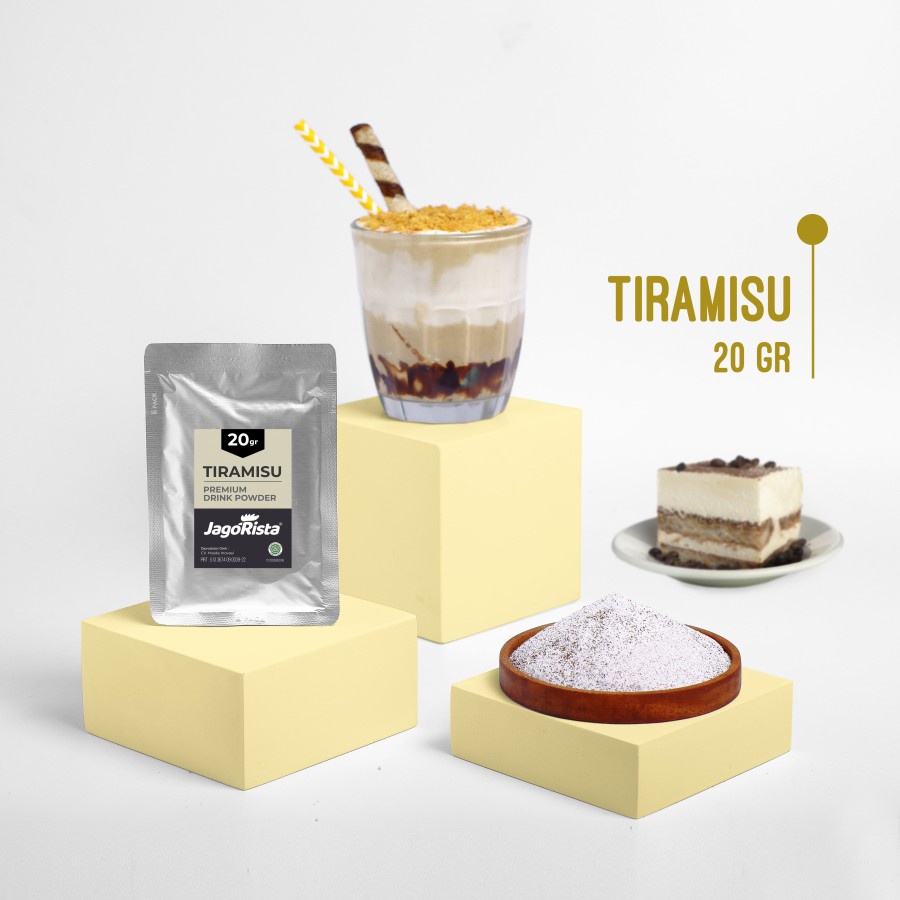 

BUBUK MINUMAN TIRAMISU | BUBBLE DRINK POWDER Jagorista Sachet