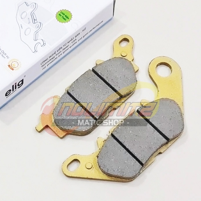 Kampas Rem Elig EM049 Brake Pad Belakang NMAX Depan R15 Vixion Mio MX