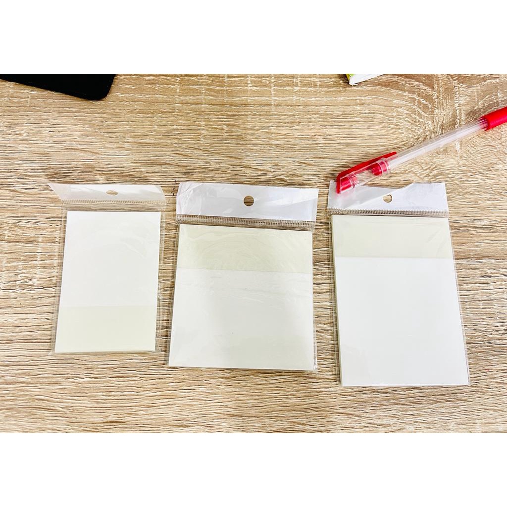 Fastoys Sticky Notes Transparan isi 50 Lembar ( Anti Air )