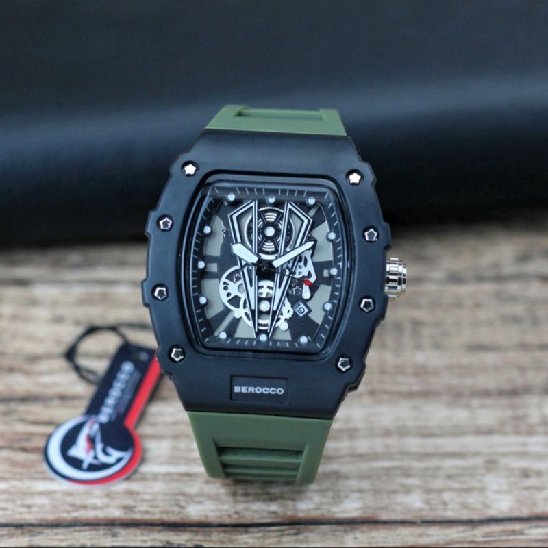 JAM TANGAN PRIA BEROCCO X TANGGAL AKTIF TAHAN AIR