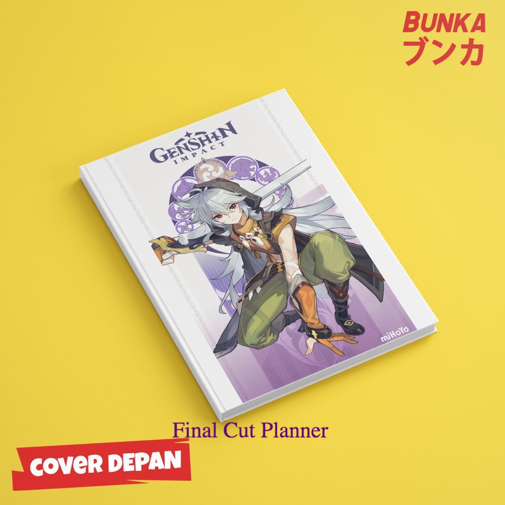 

Notebook Game Genshin Impact Razor Hardcover A5 Buku Tulis Catatan Notes Agenda Planner Jurnal .
