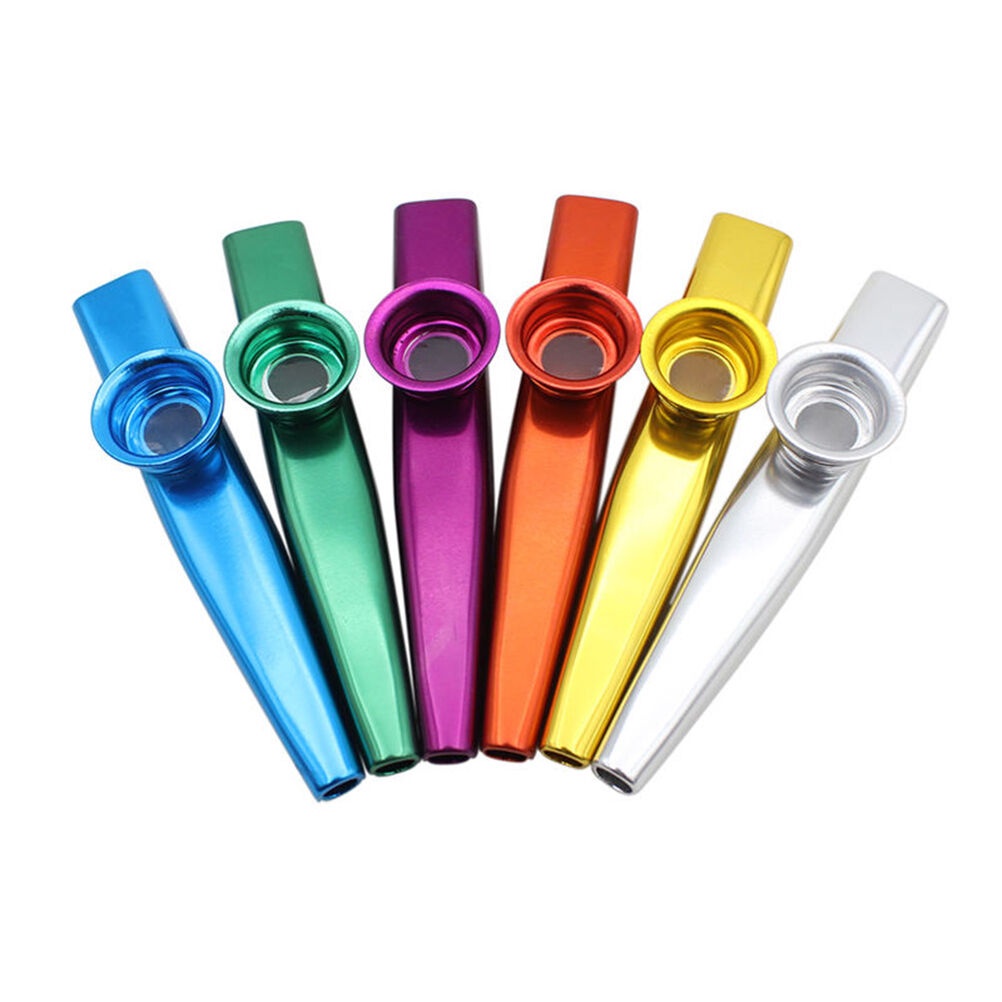 Instrumen Musik kazoo portable Bahan Metal