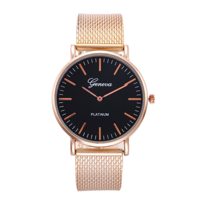 Jam Tangan Geneva Karet Motif Pasir