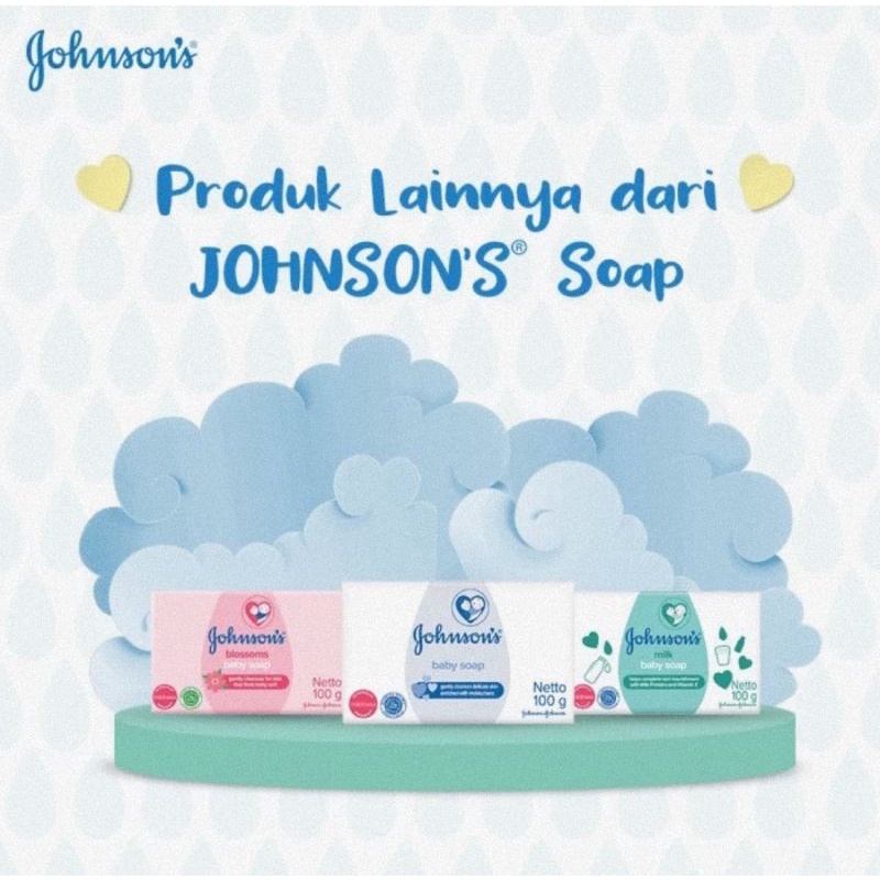 Johnson's Soap Sabun Batang 100 gr - Sabun Mandi Bayi &amp; Anak