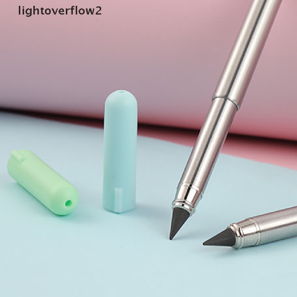 (lightoverflow2) Pulpen / Bolpoin Retractable Bahan Metal