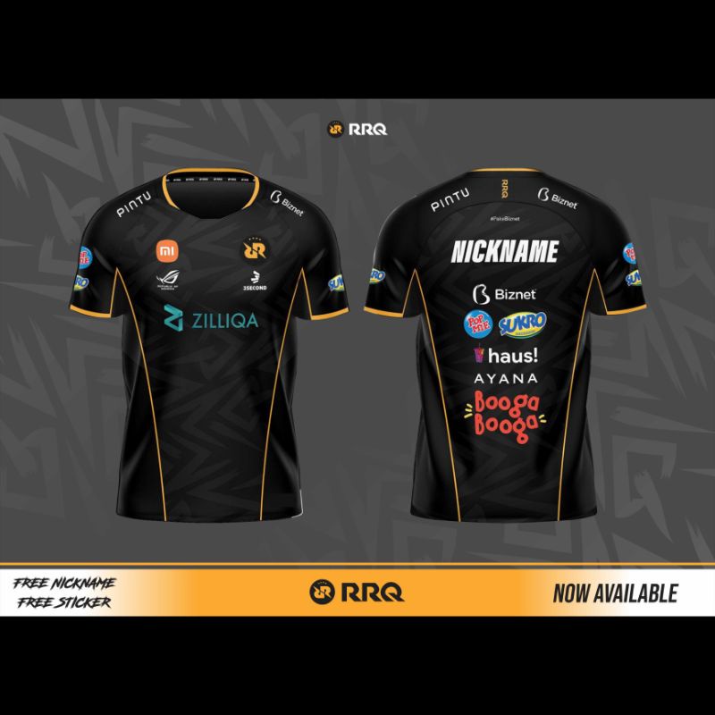 Jual KAOS JERSEY GAMING RRQ ESPORT TERBARU SEASON 10 TAHUN 2022 ...