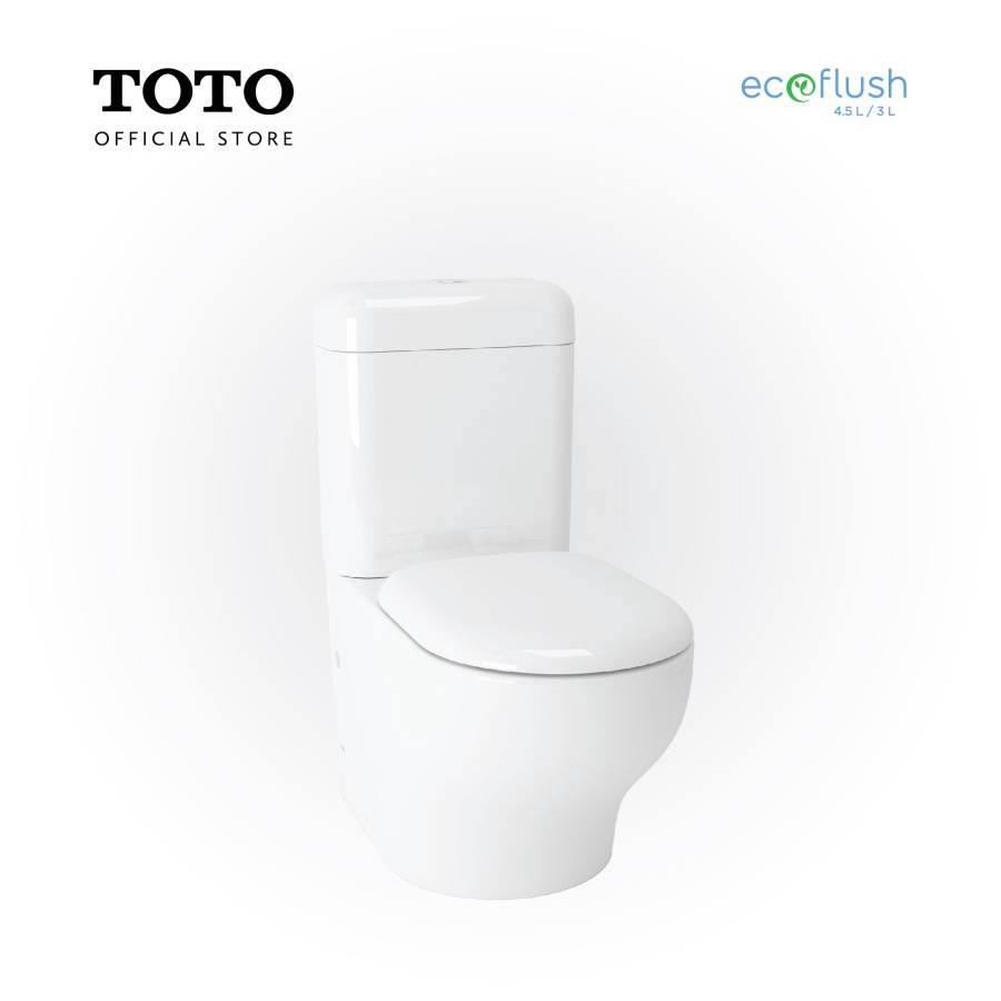 TOTO HAYON CLOSED COUPLE TOILET P-TRAP / KLOSET DUDUK CW252PJ/SW252