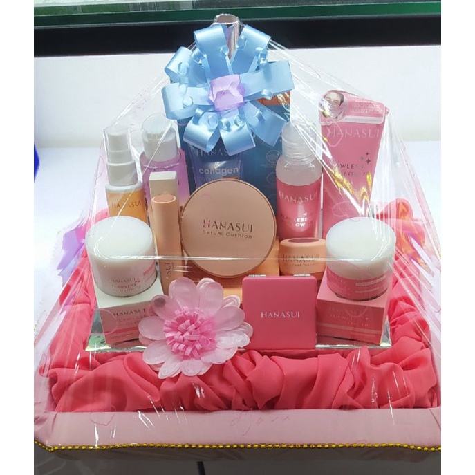 PAKET GLOWING HANASUI/ SESERAHAN HANASUI/SESERAHAN KOSMETIK