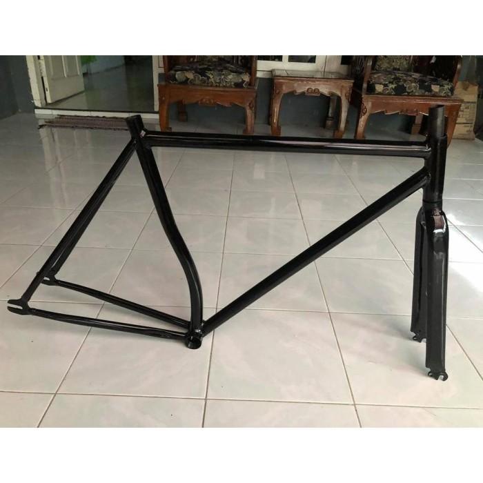 Frame Frame Fixie Sport, Frame + Fork Sepeda Fixie Costum