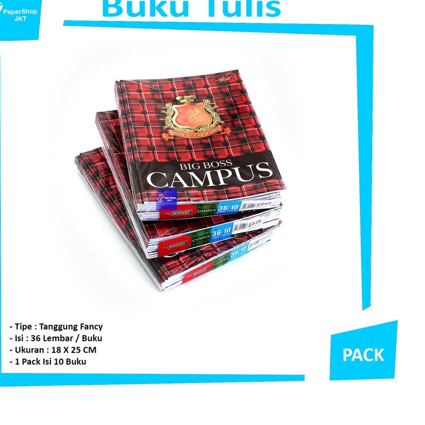 

SALE!!BIG BOSS - Buku Tulis Campus 36 lembar - Pack|KD7