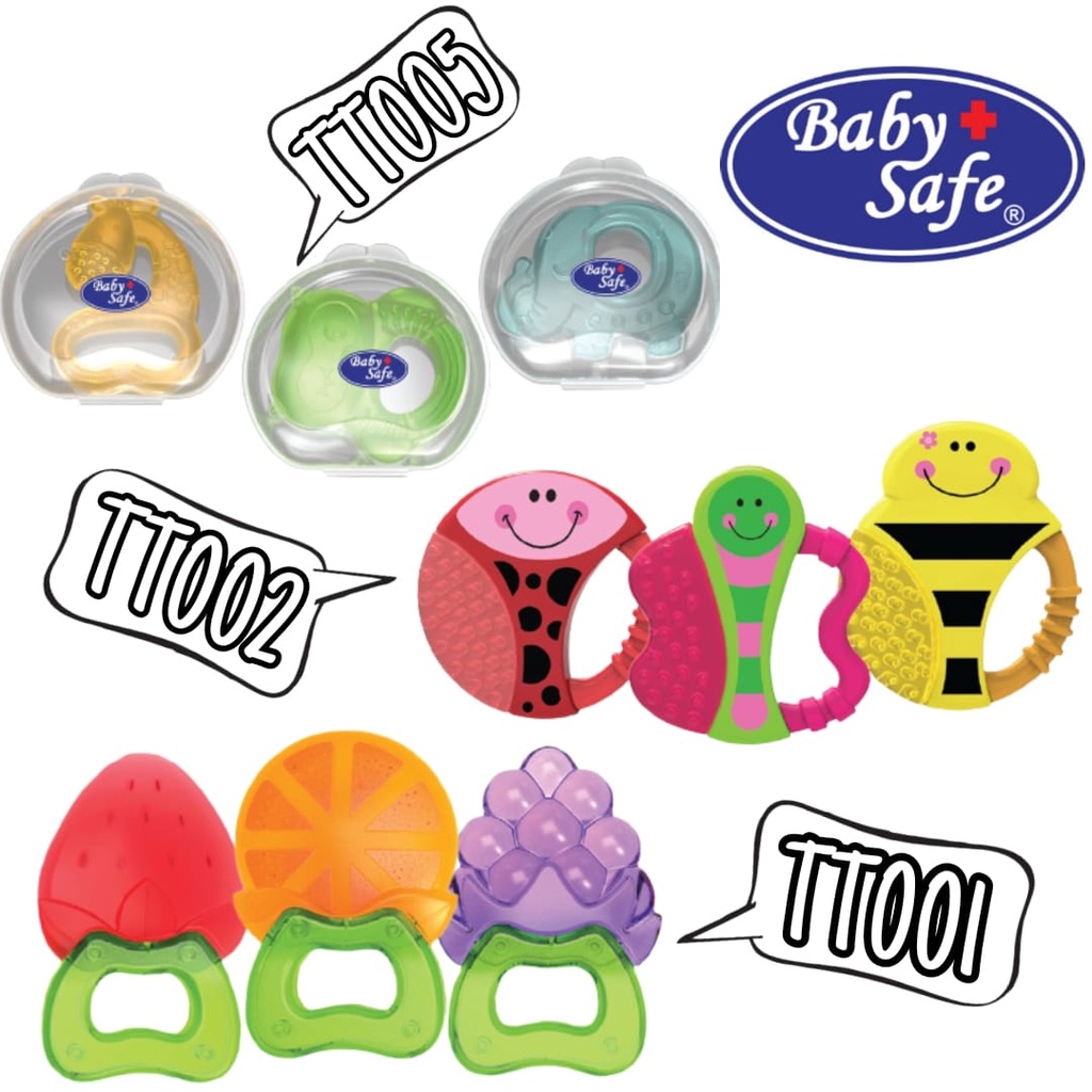 Baby Safe Easy Grip Cooling Teether / Mainan Gigitan Bayi BabySafe