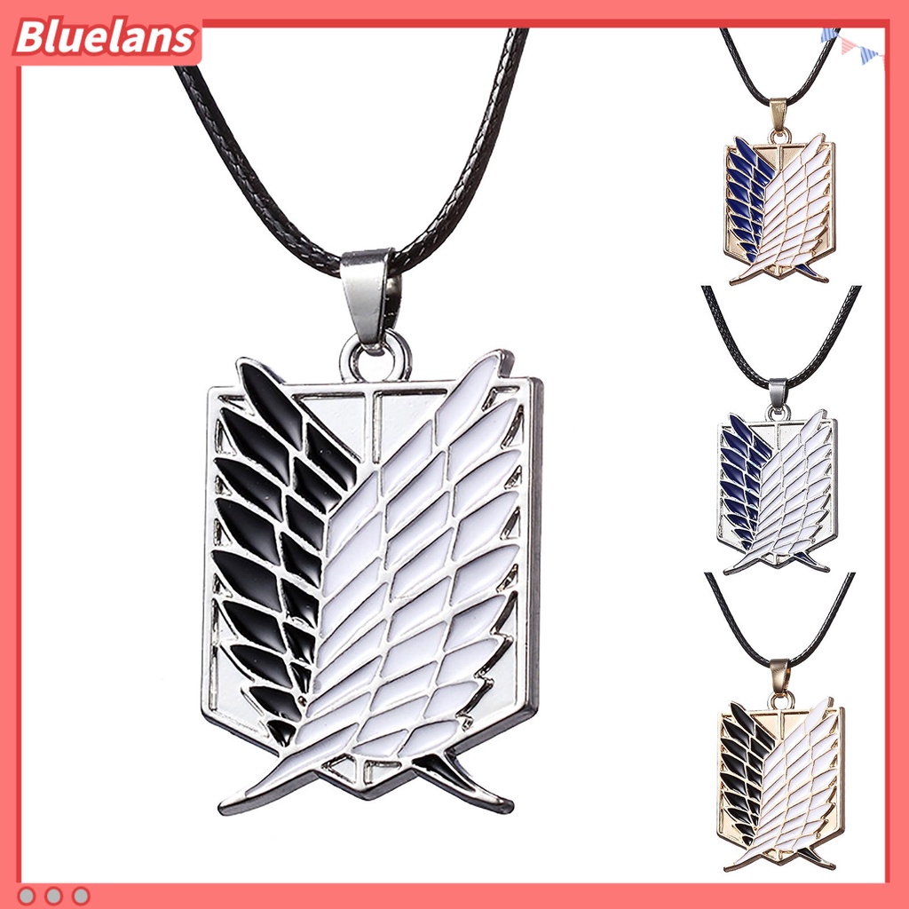 Bluelans Necklace Funny Creative Attack On Titan Anime Cosplay Necklace for Women