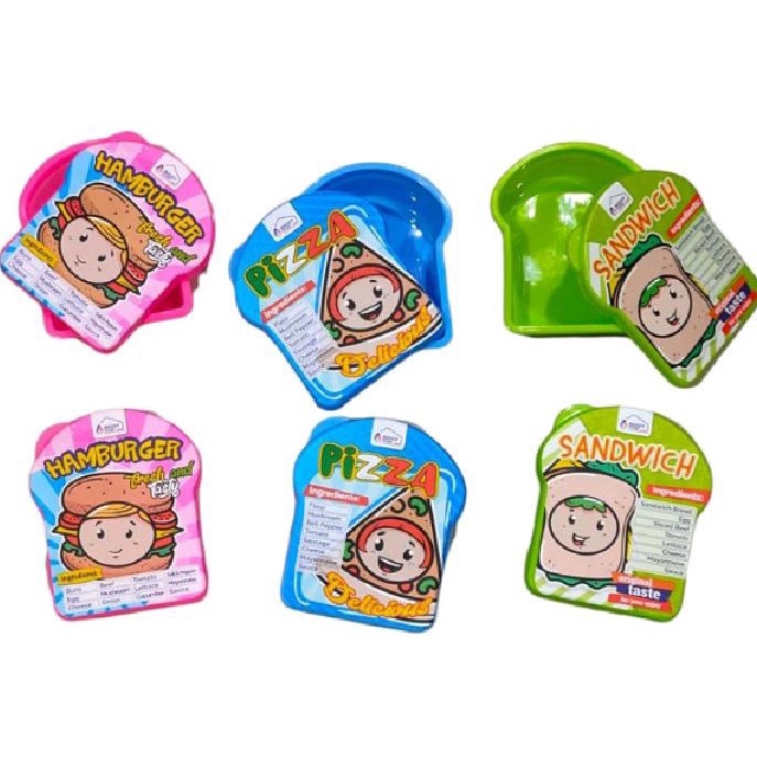 Kotak Makan Anak Souvenir Ulang Tahun Luch Box Mini Gambar Sablon Lucu Kotak Roti Bekal Anak Harga Murah Cocok Untuk Hadiah Anak