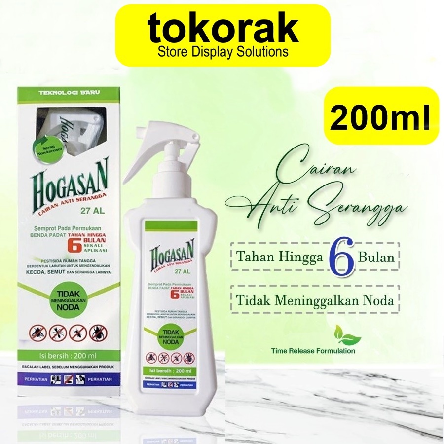 HOGASAN CAIRAN ANTI SERANGGA 200 ML - SEMPROTAN ANTI SEMUT KECOA RAYAP