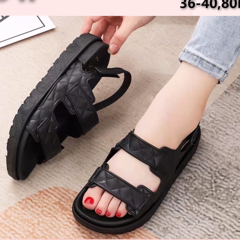 SANDAL WANITA TALI BELAKANG IMPORT BAN 2 8868-K SANDAL GUNUNG SLOP SIZE 37-41 KEKINIAN