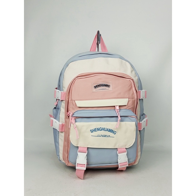STANDARD MATERIAL / TAS KOREA FASHION / RANSEL KOREA TRENDY / TAS KOREA IMPORT/ RANSEL KOREA SEKOLAH / TAS SEKOLAH KOREA / TAS KOREAN / RANSEL SEKOLAH CEWEK FREE PIN BROSS + BONEKA TERMURAH!