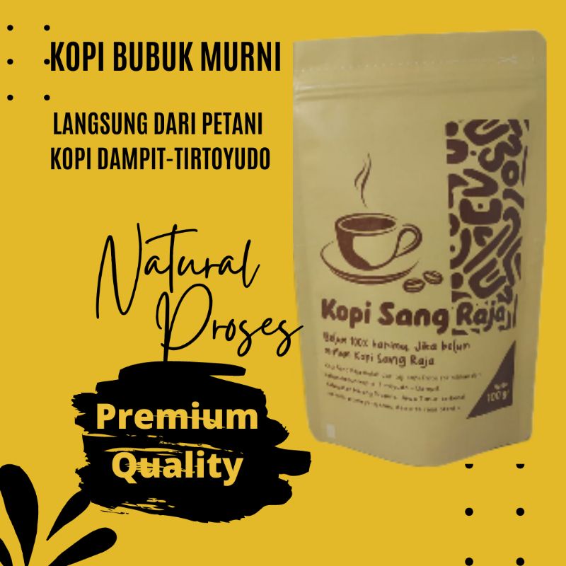 

KOPI BUBUK MURNI JAVA ROBUSTA DAMPIT ASLI NO CAMPURAN