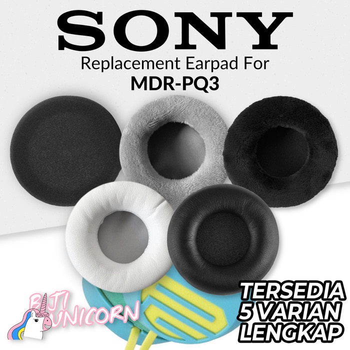 Earpad Earcup Ear Cushion Sony MDR-PQ3 MDR PQ3 Foam Busa Bantalan