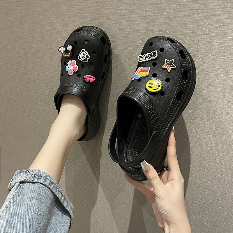 Sandal Crocs Wedges Classic Nagita Import High Quality RF