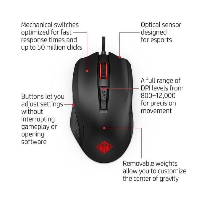 MOUSE GAMING HP OMEN 600