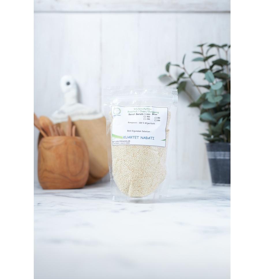 

Cuma hari ini--250gr Wijen Putih Mentah - White Sesame Seed - Sumber Kalsium yg Tinggi
