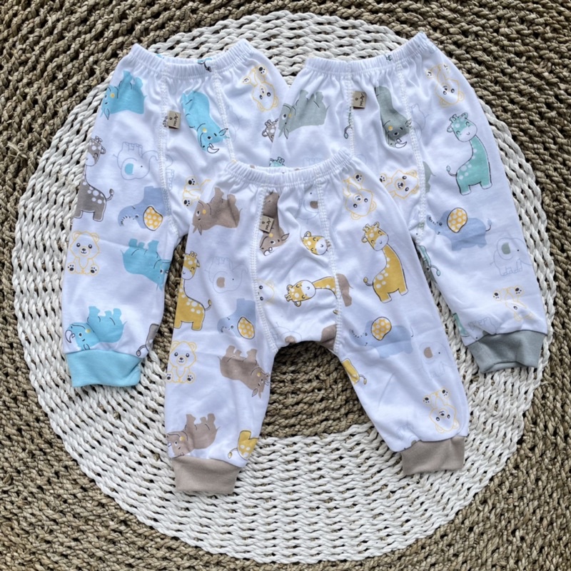 3 PCS Celana Bayi Panjang Celana Bayi Baru Lahir Celana bayi Newborn DNW BABY