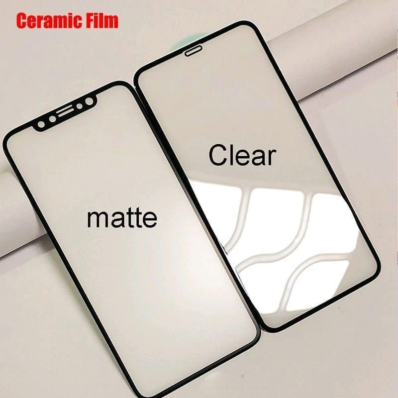 Oppo Reno 1 / Reno 2 2F / Reno 3 3 Pro Anti Gores Ceramic Matte Anti Minyak Glare Screen Guard Protector TPU Flexible Anti Pecah