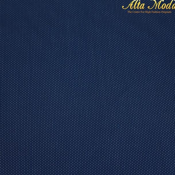 Katun Shirting Navy Benang Putih Alta Moda