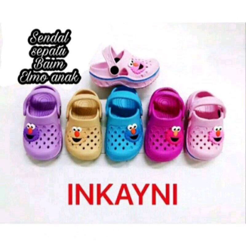 SANDAL BAYI SANDAL SELOP ANAK PEREMPUAN KARET RINGAN