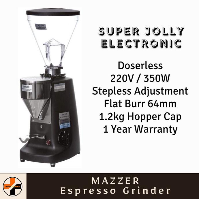 Mazzer Espresso Grinder Super Jolly Electronic Doserlesss Termurah