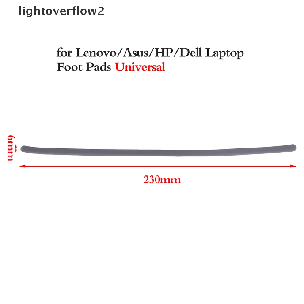 (lightoverflow2) 1pc Kaki Laptop Universal Bahan Karet Anti Slip Untuk Lenovo / Asus