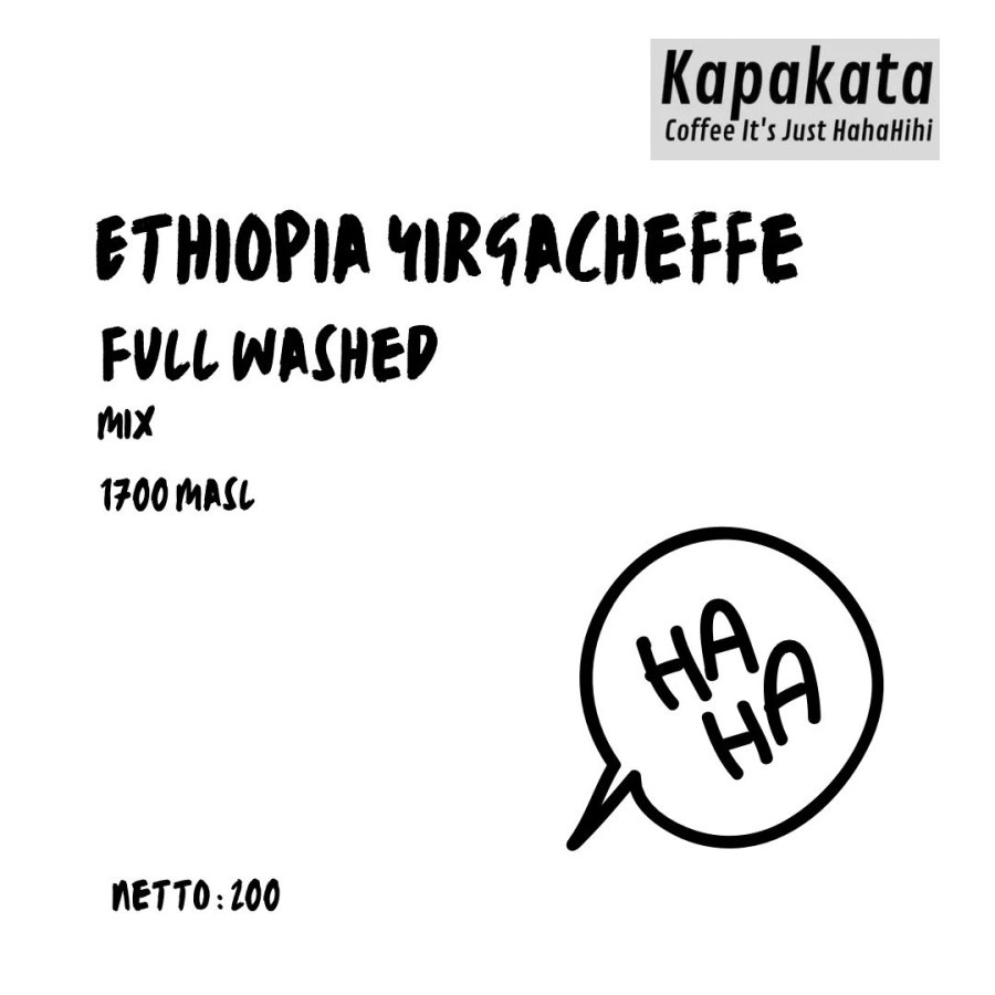 

Ethiopia Yirgacheffe