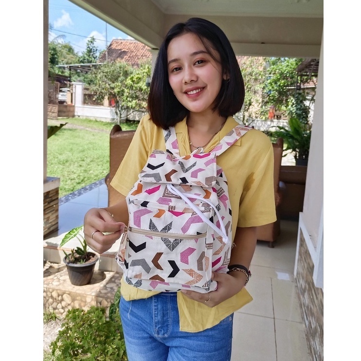 RANSEL SERUT//TAS WANITA//TAS RANSEL WANITA//TAS SERUT WANITA//TAS SEKOLAH//TAS KANVAS//TAS LUCU//RA