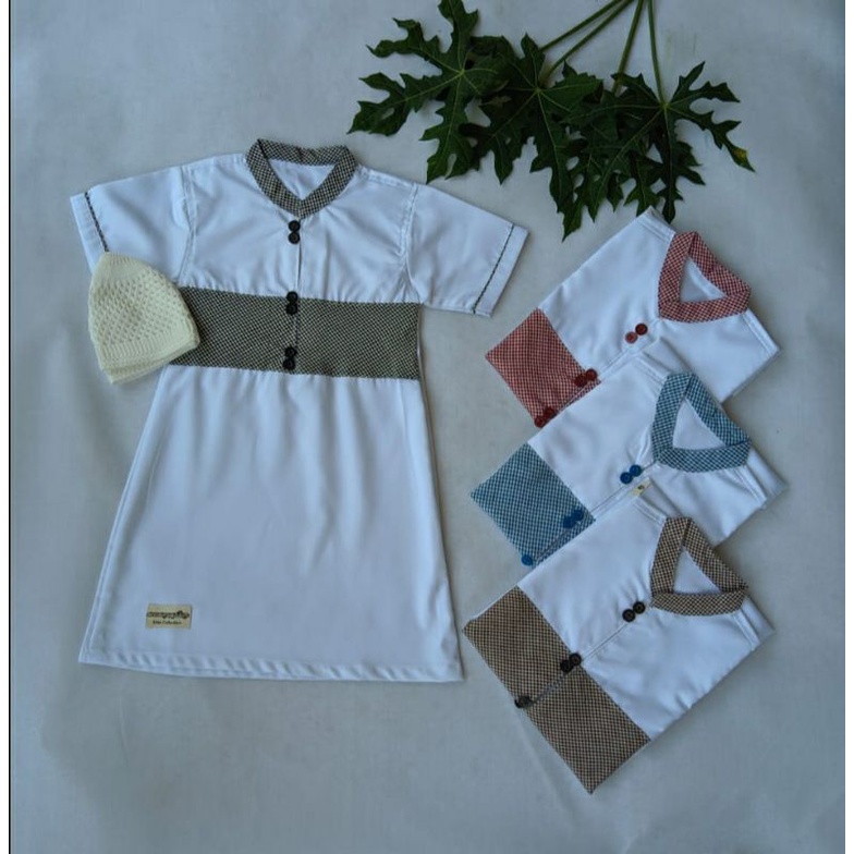 jubah anak laki-laki new born/jubah bayi/jubah anak laki-laki  free peci/gamis anak laki-laki/jubah 