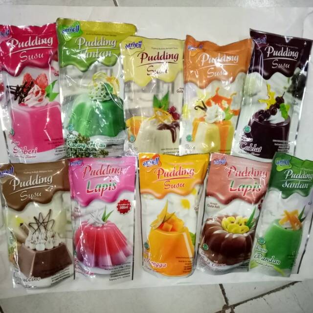 

NUTRIJELL Milk Pudding Susu Lembut Nutrijel Banyak Rasa Flavour