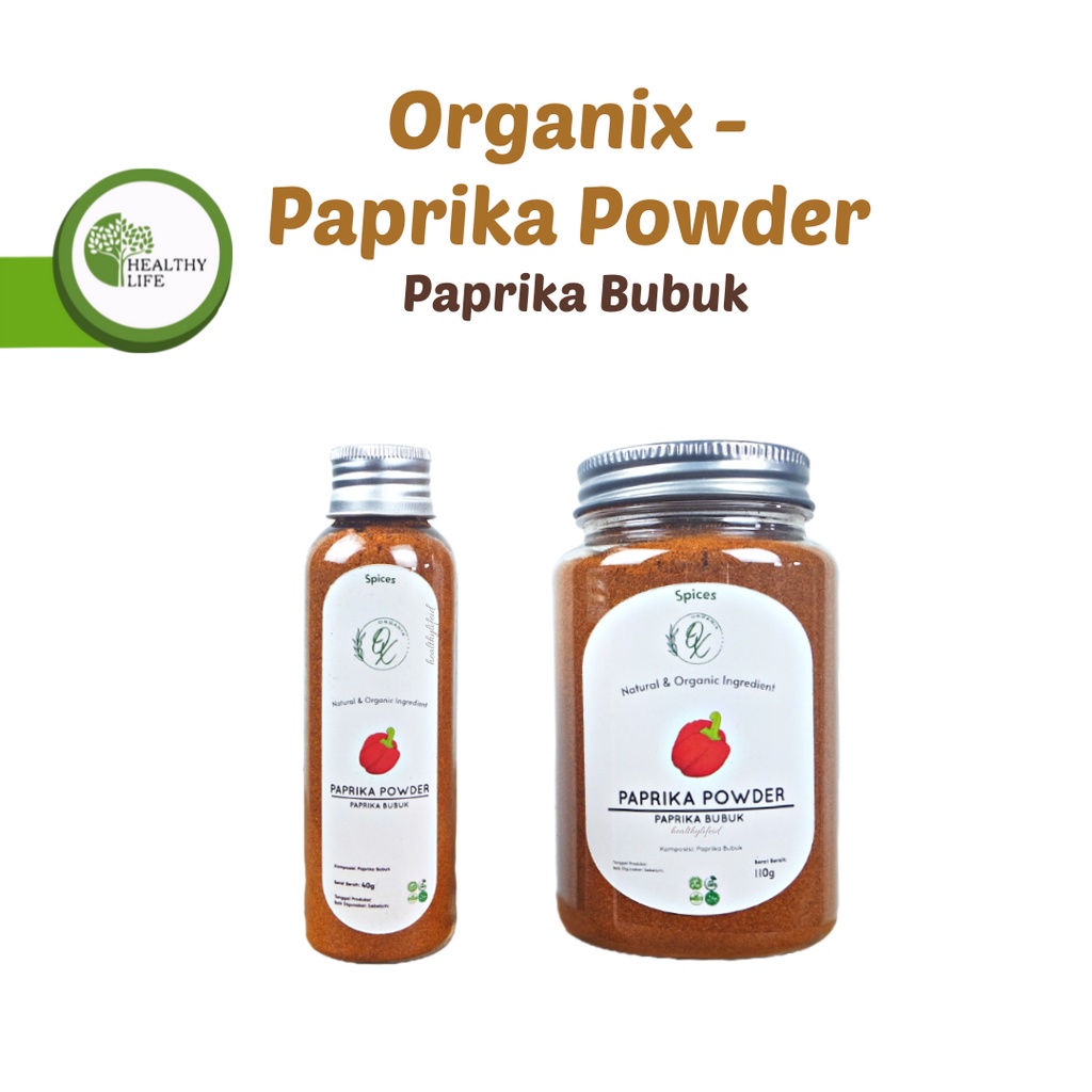 Organix - Paprika Powder / Paprika Bubuk 40 gr / 110 gr