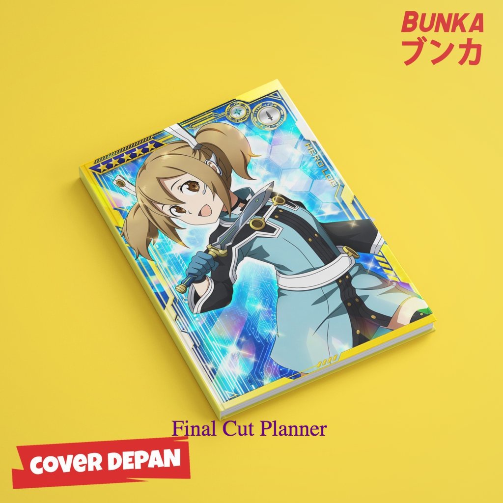 

Notebook Anime Sword Art Online Ayano Keiko Hardcover A5 Buku Tulis Catatan Notes Agenda Planner Jurnal .
