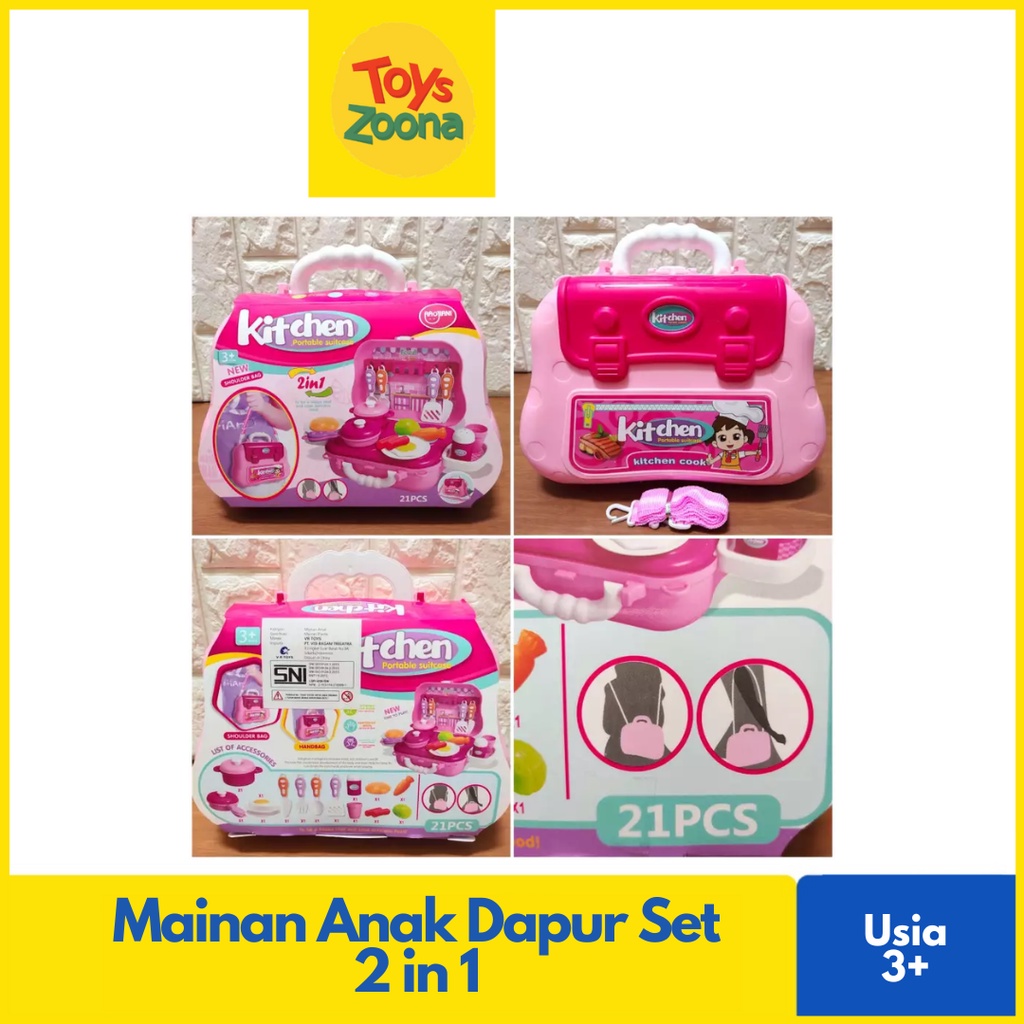 ToysZoona Mainan Alat Masakan / Mainan Alat Masak-Masakan / Mainan Anak Edukasi / Mainan Anak Perempuan / Mainan Masak Masakan Anak / Mainan Masak Anak Perempuan