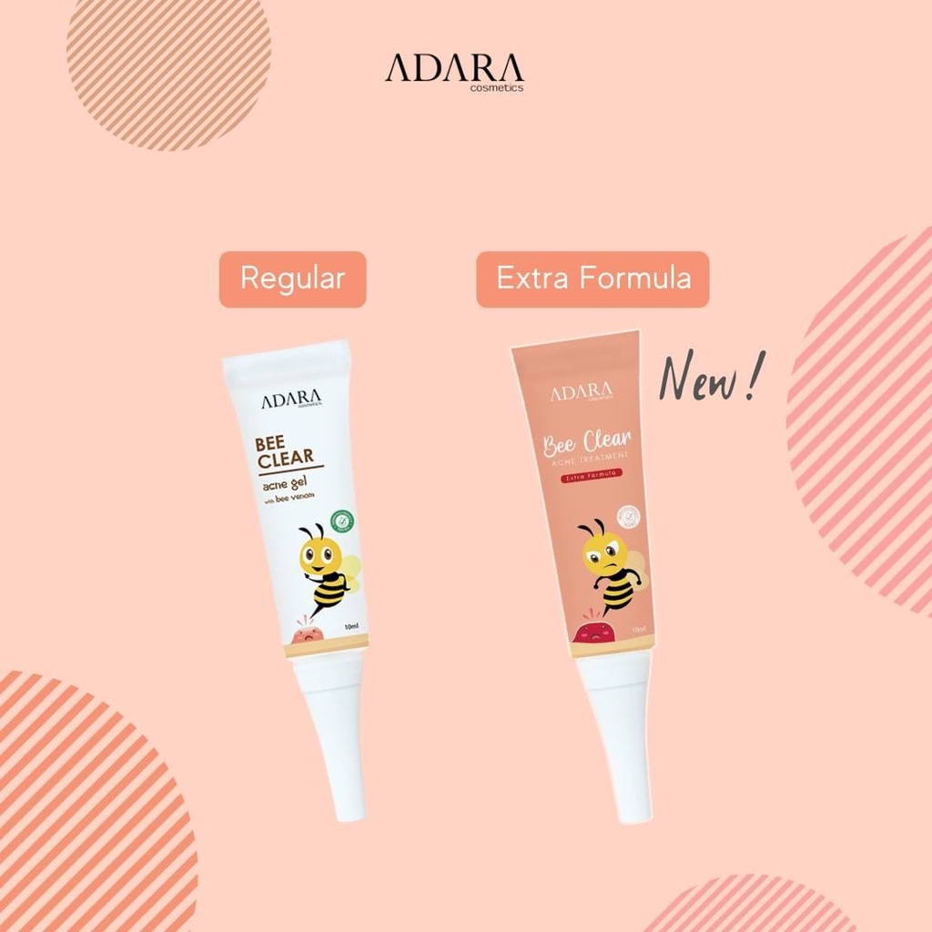 Jual ADARA - Bee Clear Acne Gel & Bee Clear Extra Formula 10ml BPOM ...