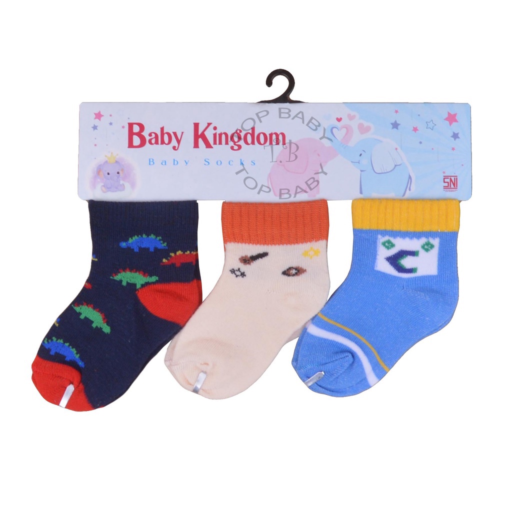 Kaos Kaki  Bayi 3in1  Baby Kingdom - 4605