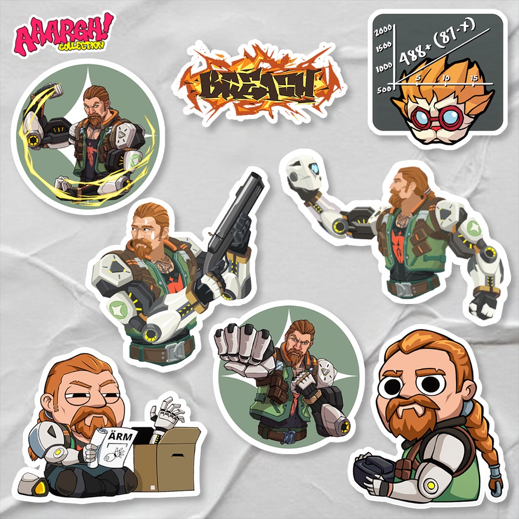 

Stiker Spray Valorant | Breach