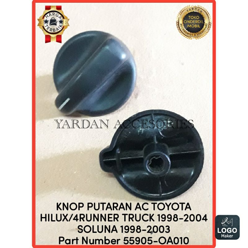 KNOP PUTARAN AC TOYOTA HILUX/4RUNNER TRUCK-SOLUNA