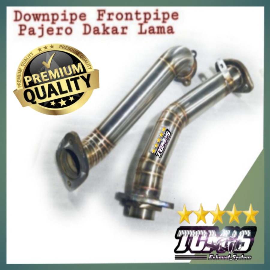 DOWNPIPE FRONTPIPE KNALPOT MITSUBISHI PAJERO DAKAR LAMA 4D56